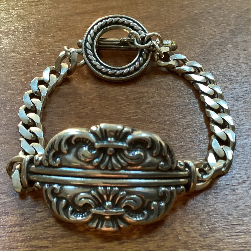 Brighton Silver-tone Toggle Bracelet